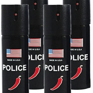 4 X Spray POLICE paralizant de buzunar cu Chilli
