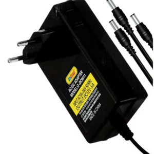 Adaptor AC/DC 3 in 1 12V 5A ideal pentru camere boxe router