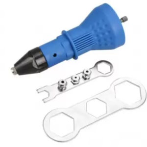 Adaptor de bormasina pentru nituit albastru