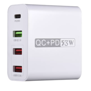 Adaptor priza WLX A6 cu 4 porturi USB Qualcomm 3.0 53W