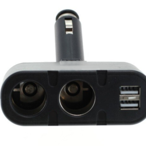 Adaptor priza auto 2 porturi cu USB 100W Olesson 1652