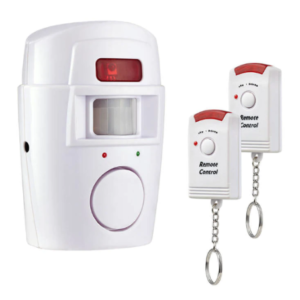 Alarma wireless cu 2 telecomenzi si senzor de miscare cu infrarosu OFF