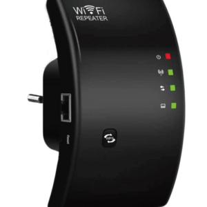Amplificator semnal Wireless WiFi Repeater/Range Extender 300 Mbps Negru
