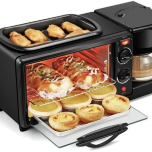 Aparat Multifunctional 3 In 1 Mic Dejun Cuptor Gratar Filtru Cafea