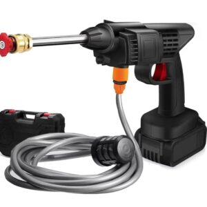 Aparat de Spalat cu Presiune + Acumulator Reincarcabil 3 in 1 Negru