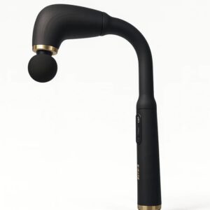 Aparat de masaj fara fir MD9820 cu 4 capete interschimbabile si maner curbat