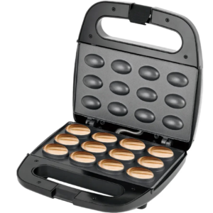 Aparat pentru Copt Forme Coji de Nuci R536G cu 12 forme 750W Placi Neaderente