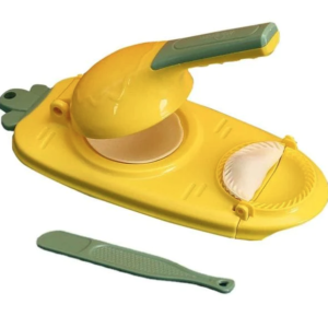 Aparat pentru paste de casa si umpluturi din plastic 2 in 1 GALBEN