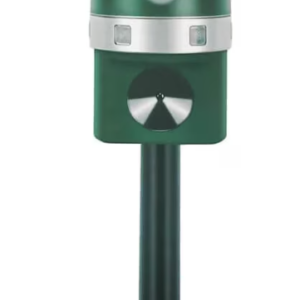 Aparat solar impotriva daunatorilor VERDE cu ultrasunete pentru gradina cu tarus buton on/off