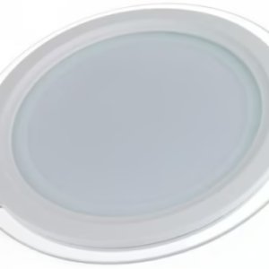 Aplica Rotunda 12W Led MAT incastrabila in tavan fals si rigips margine sticla