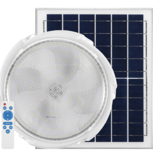 UB Aplica cu incarcare solara 100 W diametru 170 mm si telecomanda  alb rece