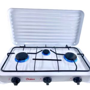 Aragaz portabil cu 3 ochiuri model 2855 alimentare butelie ALB