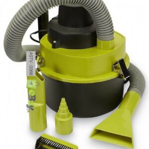 Aspirator Auto 12v Rotund Turbo Verde pentru Murdarie Umeda si Uscata