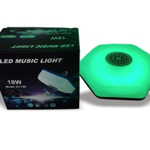 Bec LED Muzical cu Telecomanda Circular 18W