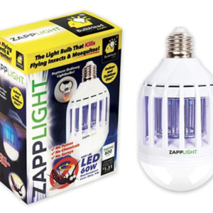 Bec LED ZAPP LIGHT antiinsecte cu lampa UV 9W