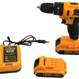 Bormasina Autofiletanta cu Trusa 26V 5Ah 2XAcumulatori