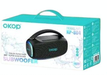 Boxa Bluetooth Portabila KP 804 Subwoofer 40W cu Sunet Super Bass