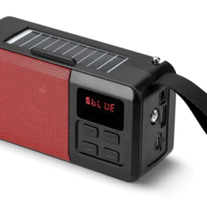 Boxa portabila cu incarcare Solara HF F6 conexiune bluetooth radio FM player mp3 USB/TF