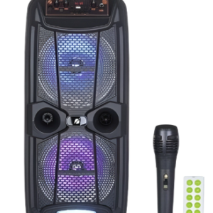 Boxa wireless KTS 1743 cu microfon telecomanda 8 x 2 inch