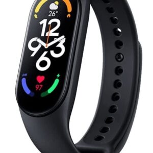 Bratara fitness M7 neagra cu monitorizare puls si vibratii