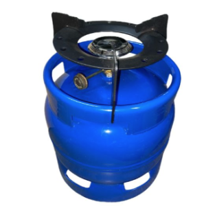 Butelie camping cu guler si arzator GRI/ALBASTRA 8 litri MX873