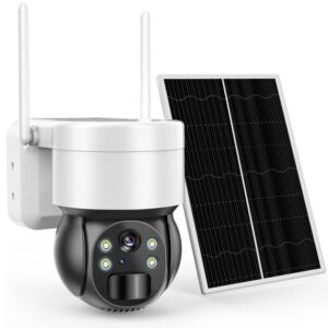 Camera de Supraveghere 2K cu panou SOLAR IP66