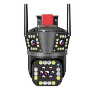 Camera de Supraveghere Inteligenta WiFi pentru exterior cu doua lentile detectare a miscarii vedere pe timp de noapte 12MP