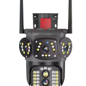 Camera de supraveghere 3 IN 1 M145 Tripla 6K cu 6 Megapixeli Wireless Rotire automata Inteligent tracking Supravegheaza 3 zone simultan