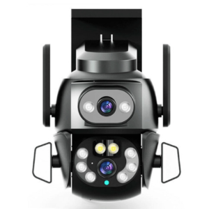 Camera de supraveghere Dubla PTZ 8MP 4K Q S800 cu Aplicatie GRI