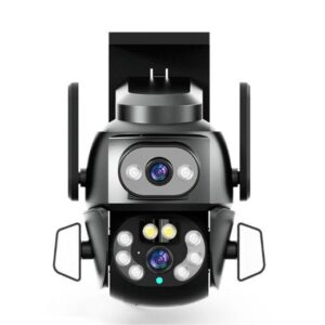 Camera de supraveghere Dubla PTZ de 8MP 4K model Q S800 cu Aplicatie