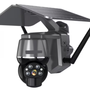 Camera de supraveghere SIM 4G Q S808 4MP exterior senzor miscare panou solar rotire din aplicatie