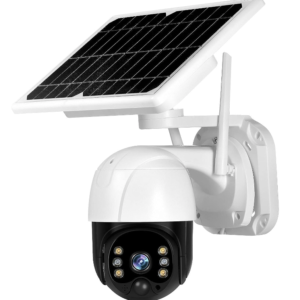 Camera de supraveghere Wifi cu Panou Solar Atasat si Senzor de Miscare alert PTZ