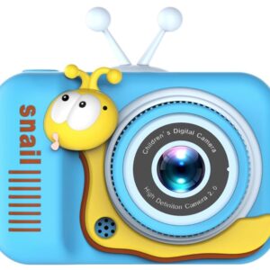 Camera pentru copii HD 1080P Melc Albastru