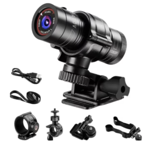 Camera video MINI F9 sport 1080p Full HD unghi larg de 120 grade  60 de cadre video poate fi montata pe casca sau bicicleta/motocicleta