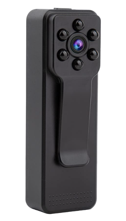 Camera video portabila cu clips 7 led