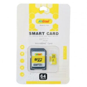 Card de memorie Andowl Q TF64 MicroSDHC 64GB cu adaptor