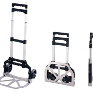 Carucior pentru cumparaturi pliabil cu platforma si maner extensibil aluminiu