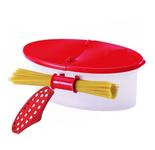 UB Caserola cu strecuratoare pentru preparare paste la microunde