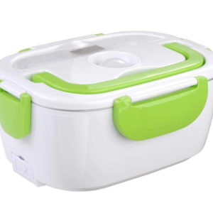 Caserola pentru mancare cu incalzire electrica 2 compartimente 12V verde