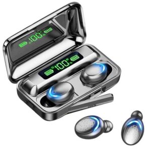Casti In Ear TWS F9 Bluetooth 5.0 Wireless IPX7 4000mAh HiFi