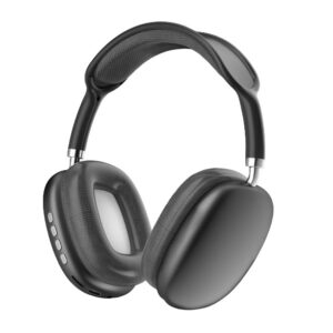 Casti audio P9 Pro Max Wireless Bluetooth sunet 3D difuzor HiFi NEGRU