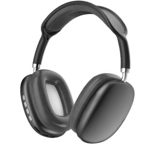 Casti audio P9 Pro Max compatibile cu IOS/Android Wireless sunet 3D difuzor HiFi NEGRU