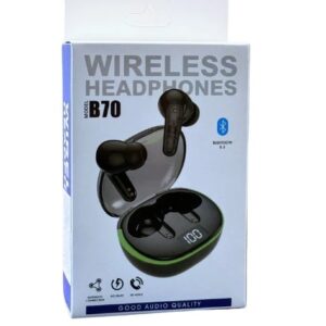 Casti bluetooth B70 procentaj baterie digital