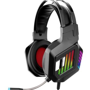 Casti pentru gaming Andowl Q E8 cu microfon si iluminare RGB