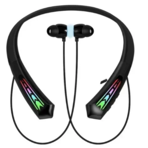 Casti wireless Andowl Q EM20 Bluetooth cu 7 culori LED