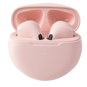 Casti wirelesss sport PRO6 Bluetooth 5.0 2.4Ghz 15m 250mAh Roz