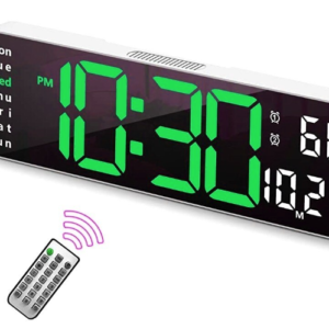 Ceas LED cu afisaj mare 5526 data temperatura telecomanda