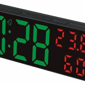 Ceas de Birou Digital cu Termometru si Umiditate Model DS3818l VERDE