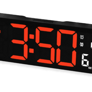 Ceas de perete / masa electronic RD A323 de 32cm afisaj portocaliu