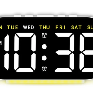 Ceas digital GH8035 cu lumina ambientala si alarma